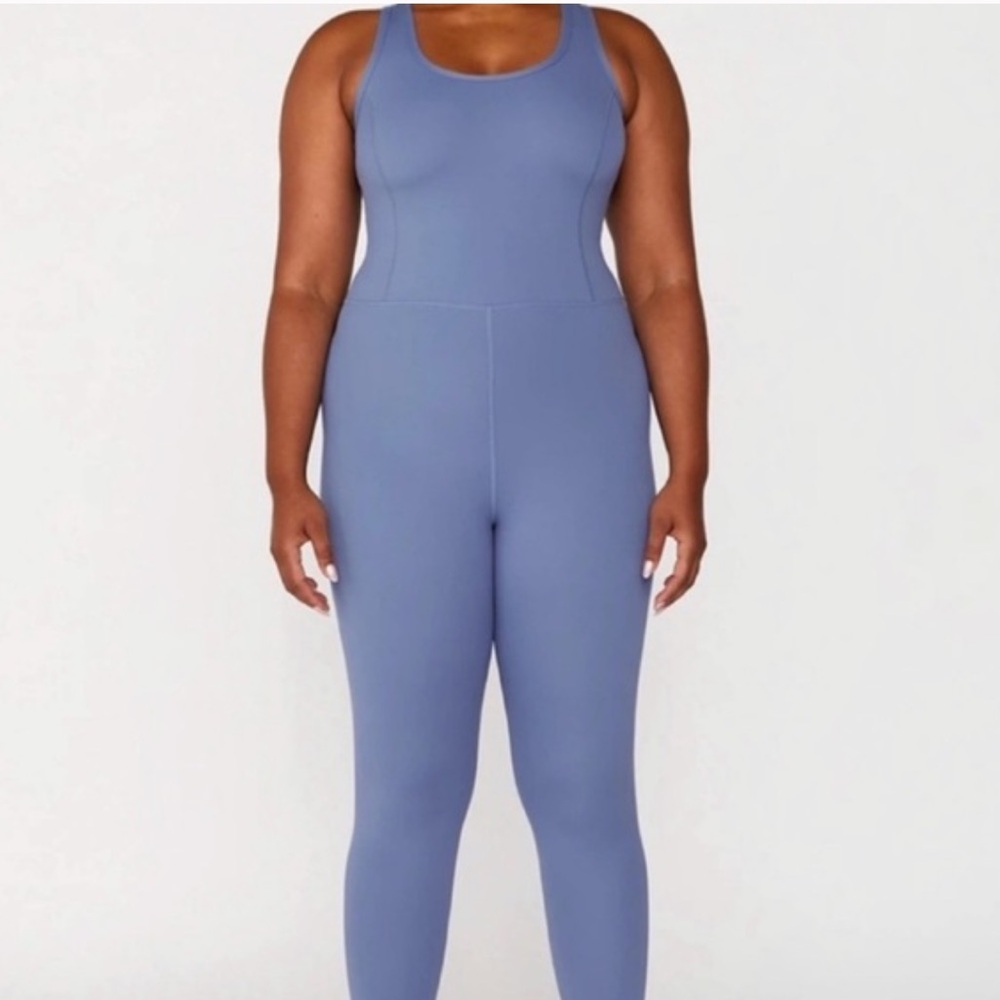 SET active Blue Sportbody Sportysuit Bodysuit Onesie Unitard Cloud small
